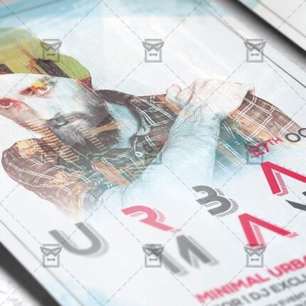 Urban Man - Club A5 Flyer Template