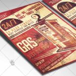 Vintage Gas Station - Business Flyer PSD Template - Image 2