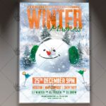 Winter Madness - Seasonal Flyer PSD Template