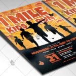 1 Mile Kids Run - Sport Flyer PSD Template - Image 2