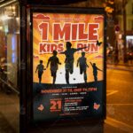 1 Mile Kids Run - Sport Flyer PSD Template - Image 3
