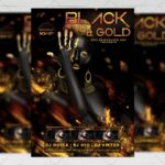 Download Black and Gold Night PSD Flyer Template Now