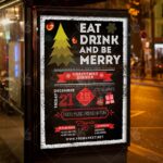 Download Christmas Dinner - Winter A5 Flyer PSD Template-3