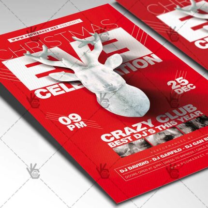 Download Christmas Eve Celebration - Winter Flyer PSD Template-2