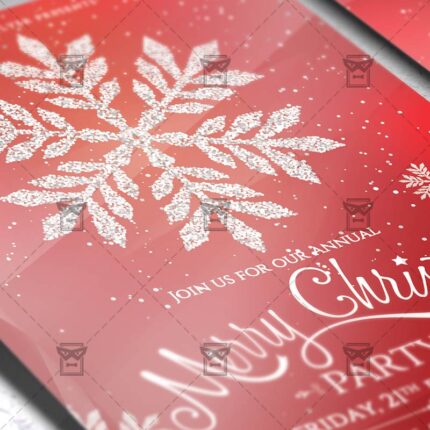 Download Christmas Invitation PSD Flyer Template Now