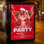 Download Christmas Party Minimal - Club Flyer PSD Template-3