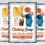 Download Clothing Swap PSD Flyer/Poster Template Now