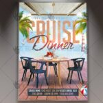 Cruise Dinner - Travel Flyer PSD Template