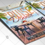 Cruise Dinner - Travel Flyer PSD Template - Image 2