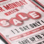 Download Cyber Monday Flash Sale PSD Flyer/Poster Template Now
