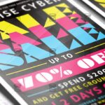 Download Cyber Sale PSD Flyer Template Now