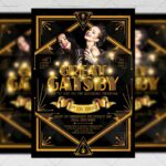 Download Great Gatsby Night PSD Flyer Template Now