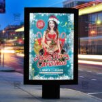Download Happy Merry Christmas PSD Flyer Template Now