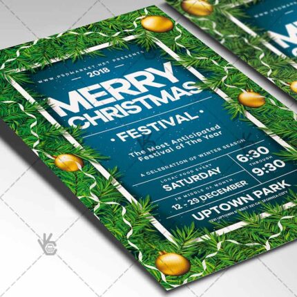 Download Merry Christmas Festival - Winter Flyer PSD Template-2