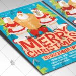 Merry Christmas Party Night - Winter Flyer PSD Template - Image 2