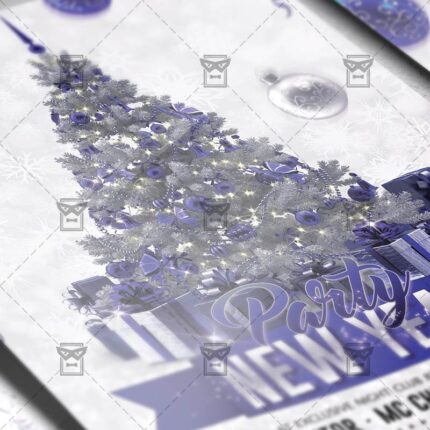 Download New Year Party 2018 PSD Flyer Template Now