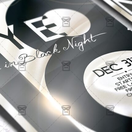 Download NYE 2018 PSD Flyer Template Now