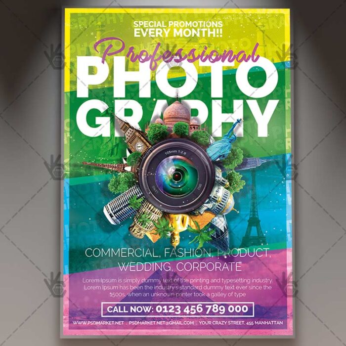 Photography - Business Flyer PSD Template - Image 1