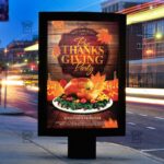 Download Pre Thanksgiving Party PSD Flyer/Poster Template Now
