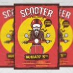 Download Scooter Challenge PSD Flyer Template Now