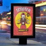 Download Scooter Challenge PSD Flyer Template Now