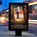 Download Thanksgiving Pre-party PSD Flyer Template Now