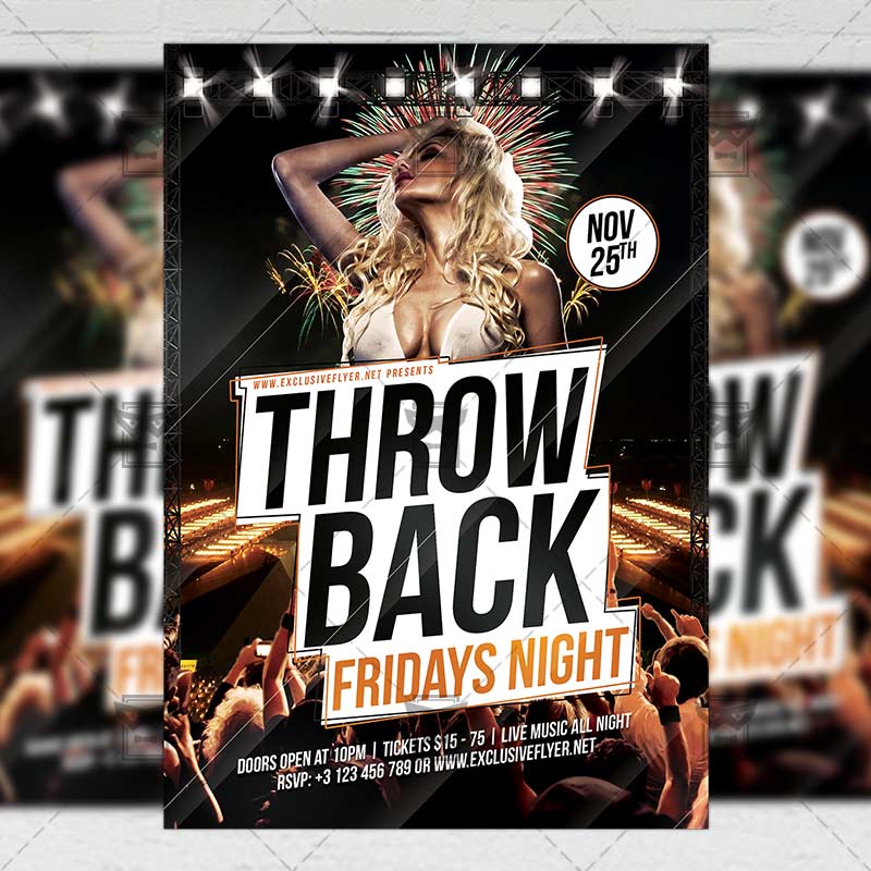 throwback_fridays-premium-flyer-template-1.jpg Download Throwback Fridays PSD Flyer Template Now