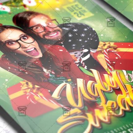 Download Ugly Sweaters Bash PSD Flyer/Poster Template Now