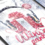 Download Winter Party PSD Flyer Template Now