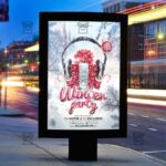 Download Winter Party PSD Flyer Template Now