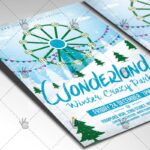 Winter Wonderland - Seasonal Flyer PSD Template - Image 2