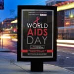 Download World Aids Day Free Seasonal A5 Flyer PSD Template Now