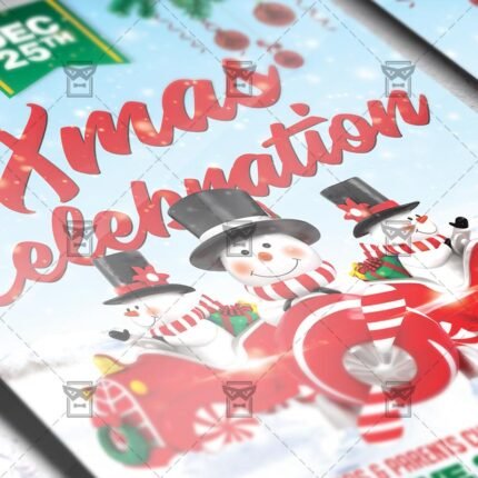 Download Xmas Celebration 2018 PSD Flyer Template Now