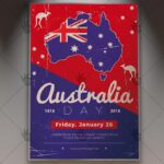 Download Australia Day - Club Flyer PSD Template
