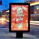 Download Bowling Tournament PSD Flyer Template Now