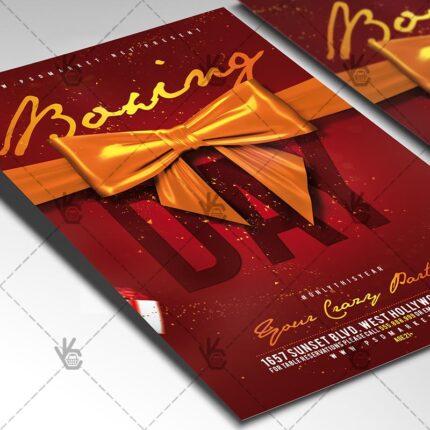 Download Boxing Day - Christmas Flyer PSD Template-2