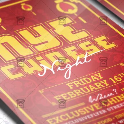 Download Chinese New Year Night PSD Flyer Template Now