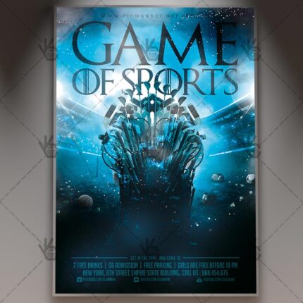 Download Game Of Sports - Sport Flyer PSD Template