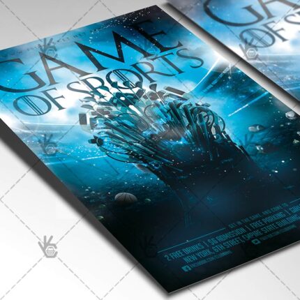 Download Game Of Sports - Sport Flyer PSD Template-2