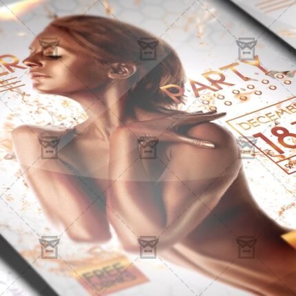 Download Glitter Night PSD Flyer Template Now