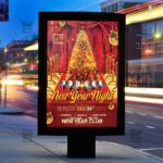 Download Gold New Year Night PSD Flyer Template Now