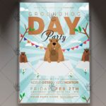 Download Groundhog Day - Seasonal Flyer PSD Template