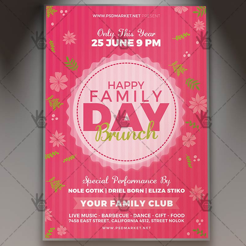 happy_family_day_flyer_psd_psdmarket_1.jpg Download Happy Family Day - Community Flyer PSD Template