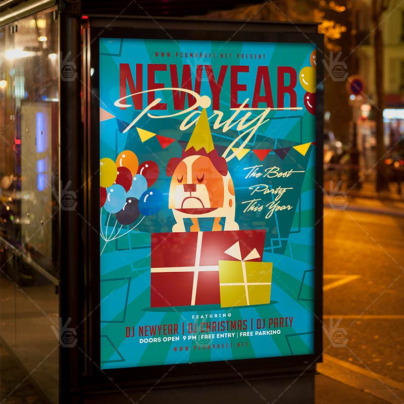 new_year_party_2018_flyer_psd_psdmarket_3.jpg Download New Year Party 2018 - Winter Flyer PSD Template-3
