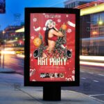 Download Santa's Hat Party PSD Flyer Template Now