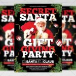 Download Secret Santa Party PSD Flyer Template Now
