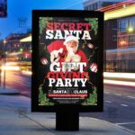 Download Secret Santa Party PSD Flyer Template Now