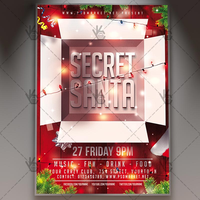 secret_santa_party_flyer_psd_psdmarket_1.jpg Download Secret Santa Party - Christmas Flyer PSD Template