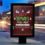 Download Ugly Xmas PSD Flyer Template Now