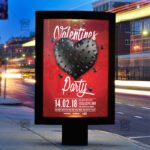 Download Valentine Celebration Party PSD Flyer Template Now